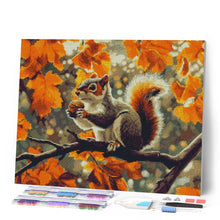 Laden Sie das Bild in den Galerie-Viewer, Diamond Painting - Herbst-Eichhörnchen