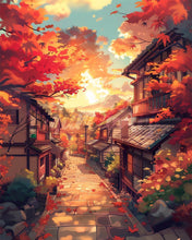 Laden Sie das Bild in den Galerie-Viewer, Diamond Painting - Herbststraße in Kyoto
