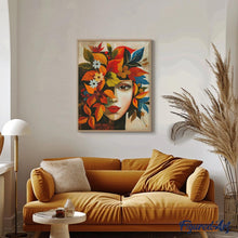 Laden Sie das Bild in den Galerie-Viewer, Diamond Painting - Von Picasso inspiriertes Herbst-Flora-Gesicht
