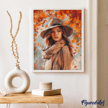 Laden Sie das Bild in den Galerie-Viewer, Diamond Painting - Dame der Herbstwinde