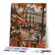 Laden Sie das Bild in den Galerie-Viewer, Diamond Painting - Herbst-Café-Moment
