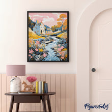 Laden Sie das Bild in den Galerie-Viewer, Diamond Painting - Bachufer-Villa