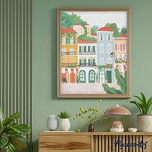 Laden Sie das Bild in den Galerie-Viewer, Diamond Painting - Pastellfassaden