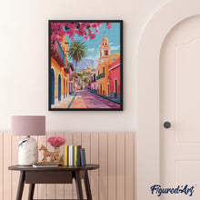 Laden Sie das Bild in den Galerie-Viewer, Diamond Painting - Lebendige Altstadtstraße