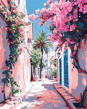 Laden Sie das Bild in den Galerie-Viewer, Diamond Painting - Blühende Gasse
