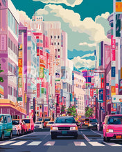 Laden Sie das Bild in den Galerie-Viewer, Diamond Painting - Belebte Straße in Japan