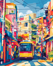 Laden Sie das Bild in den Galerie-Viewer, Diamond Painting - Tokio Stadtbus