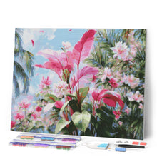 Laden Sie das Bild in den Galerie-Viewer, Diamond Painting - Tropische rosa Blüte