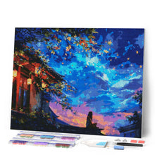 Laden Sie das Bild in den Galerie-Viewer, Diamond Painting - Laternennachthimmel