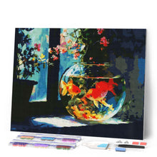 Laden Sie das Bild in den Galerie-Viewer, Diamond Painting - Sonniges Fischglas