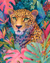 Laden Sie das Bild in den Galerie-Viewer, Diamond Painting - Tropischer Leopard