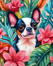 Laden Sie das Bild in den Galerie-Viewer, Diamond Painting - Tropischer Welpe