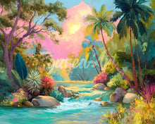 Laden Sie das Bild in den Galerie-Viewer, Diamond Painting - Tropischer Bach