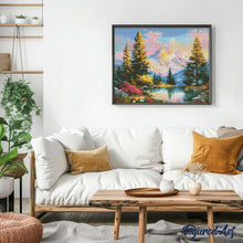 Laden Sie das Bild in den Galerie-Viewer, Diamond Painting - Alpines Leuchten bei Sonnenuntergang