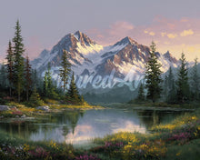Laden Sie das Bild in den Galerie-Viewer, Diamond Painting - Alpensee