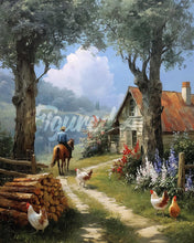 Laden Sie das Bild in den Galerie-Viewer, Diamond Painting - Ländliches Farmleben
