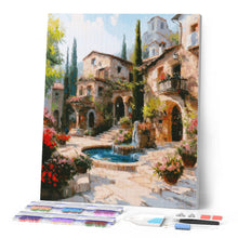 Laden Sie das Bild in den Galerie-Viewer, Diamond Painting - Mediterrane Villa