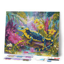 Laden Sie das Bild in den Galerie-Viewer, Diamond Painting - Fröhlicher Salamander
