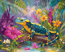 Laden Sie das Bild in den Galerie-Viewer, Diamond Painting - Fröhlicher Salamander