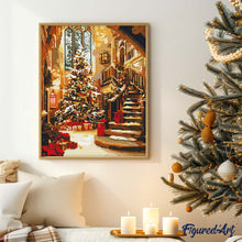 Laden Sie das Bild in den Galerie-Viewer, Diamond Painting - Großer Weihnachtssaal