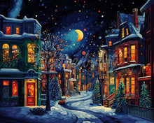 Laden Sie das Bild in den Galerie-Viewer, Diamond Painting - Halbmond im Winter