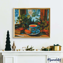 Laden Sie das Bild in den Galerie-Viewer, Diamond Painting - Winterlicher Nachmittagstee