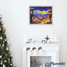 Laden Sie das Bild in den Galerie-Viewer, Diamond Painting - Leuchtende Winternacht