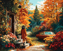 Laden Sie das Bild in den Galerie-Viewer, Diamond Painting - Herbstlicher Abschied