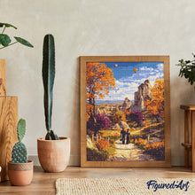 Laden Sie das Bild in den Galerie-Viewer, Diamond Painting - Romantischer Herbst in Kappadokien