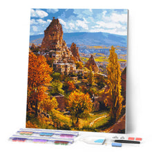 Laden Sie das Bild in den Galerie-Viewer, Diamond Painting - Felsenburg Kappadokien