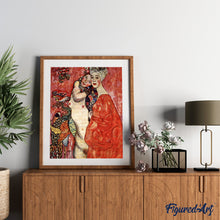 Laden Sie das Bild in den Galerie-Viewer, Diamond Painting - Die Freundinnen - Klimt