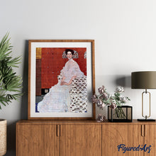 Laden Sie das Bild in den Galerie-Viewer, Diamond Painting - Porträt von Fritza Riedler - Klimt