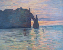 Laden Sie das Bild in den Galerie-Viewer, Diamond Painting - Klippe bei Étretat, Sonnenuntergang - Monet