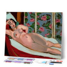Laden Sie das Bild in den Galerie-Viewer, Diamond Painting - Akt auf der Chaiselongue - Matisse