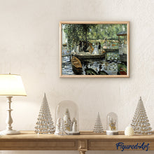 Laden Sie das Bild in den Galerie-Viewer, Diamond Painting - La Grenouillère - Renoir