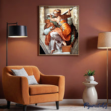 Laden Sie das Bild in den Galerie-Viewer, Diamond Painting - Die Libysche Sibylle - Michelangelo