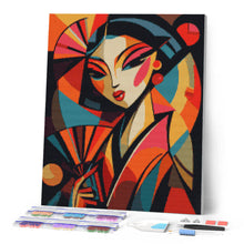 Laden Sie das Bild in den Galerie-Viewer, Diamond Painting - Kühne Abstrakte Geisha