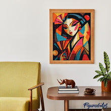 Laden Sie das Bild in den Galerie-Viewer, Diamond Painting - Kühne Abstrakte Geisha
