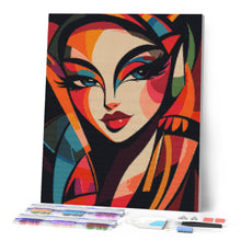 Laden Sie das Bild in den Galerie-Viewer, Diamond Painting - Kühne Abstrakte Dame