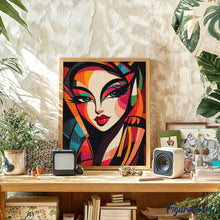 Laden Sie das Bild in den Galerie-Viewer, Diamond Painting - Kühne Abstrakte Dame