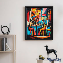 Laden Sie das Bild in den Galerie-Viewer, Diamond Painting - Kühner Abstrakte Jazz-Bar