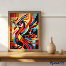 Laden Sie das Bild in den Galerie-Viewer, Diamond Painting - Kühner Abstrakter Vogel