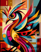 Laden Sie das Bild in den Galerie-Viewer, Diamond Painting - Kühner Abstrakter Vogel