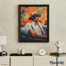 Laden Sie das Bild in den Galerie-Viewer, Diamond Painting - Tropischer Gentleman