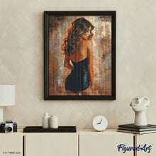 Laden Sie das Bild in den Galerie-Viewer, Diamond Painting - Glamouröses Frauenporträt
