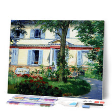 Laden Sie das Bild in den Galerie-Viewer, Diamond Painting - Das Haus in Rueil - Manet