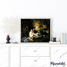 Laden Sie das Bild in den Galerie-Viewer, Diamond Painting - Das Frühstück im Grünen - Manet