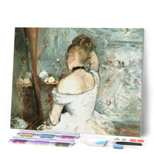 Laden Sie das Bild in den Galerie-Viewer, Diamond Painting - Frau bei der Toilette - Morisot
