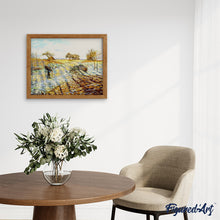 Laden Sie das Bild in den Galerie-Viewer, Diamond Painting - Weißer Frost - Pissarro