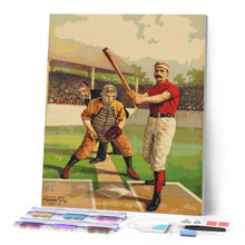 Laden Sie das Bild in den Galerie-Viewer, Diamond Painting - Retro-Baseballspieler